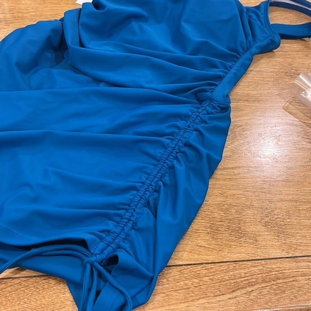 EoMENIE Blue One-Piece Swimsuit NWT